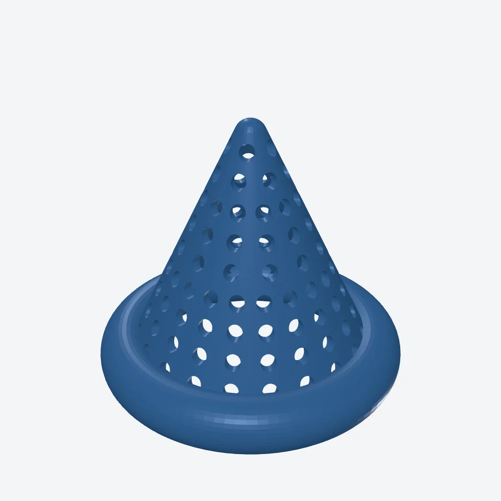 Almentador tipo cono Flotante - Impresion 3D - $150 MXN